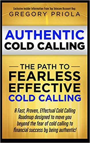 book cover for authentic cold calling