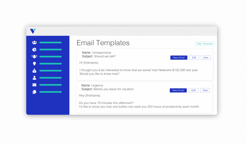 email template library