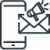 email marketing mobile app icon