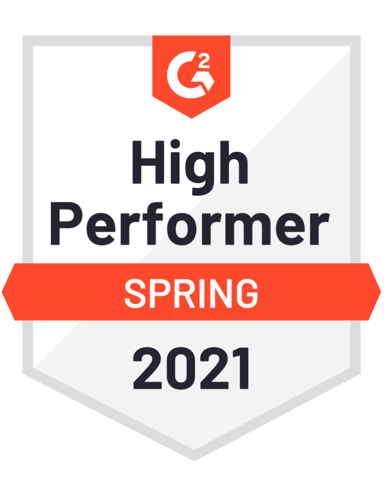 g2 high performer spring badge