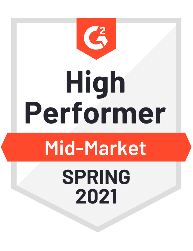 g2 high performer mid-market badge