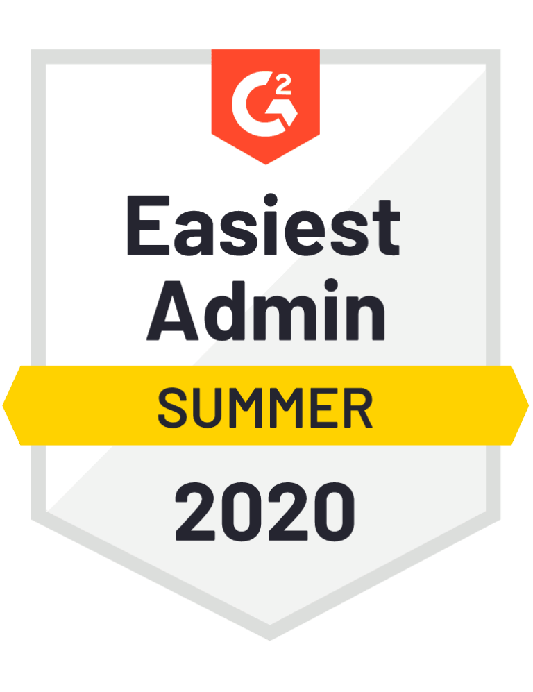 g2 easiest admin summer badge