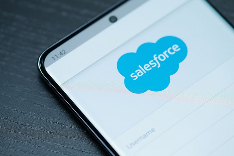 photo of Salesforce on mobile
